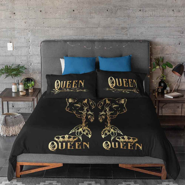 Pride Lion Pride Quilt Cover Set - Golden