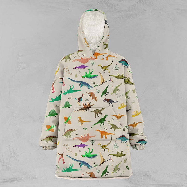 Little Dinosaurs Oversized Floofy Hoodie-Little Dinosaurs-Little Squiffy