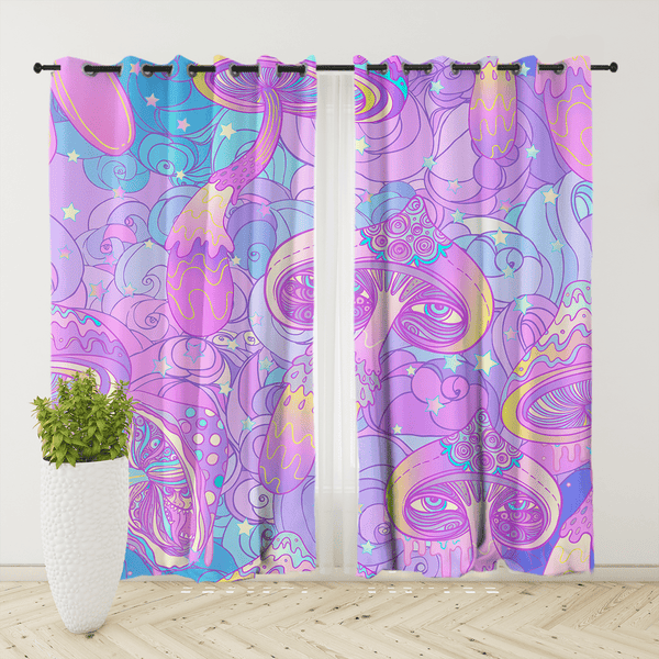 Magic Mushroom Magic Mushroom Curtain Set