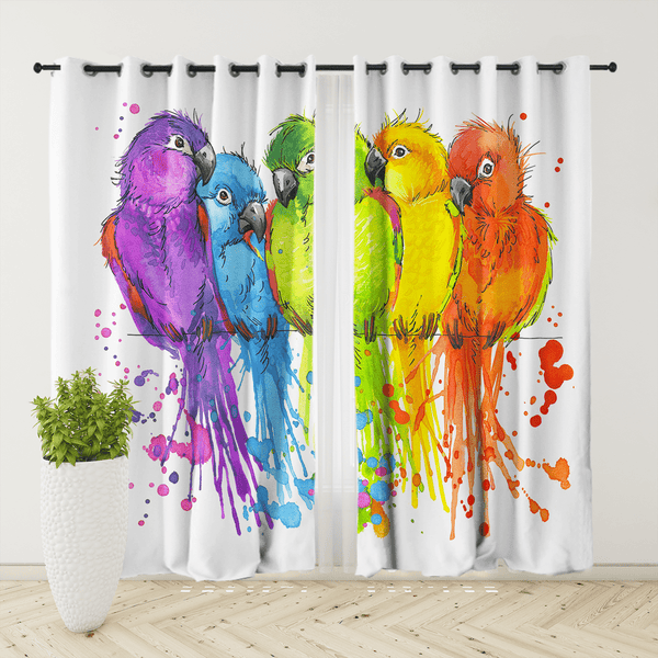 Rainbow Conure Rainbow Conure Curtain Set