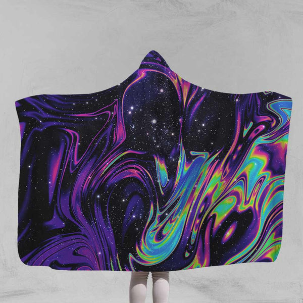 Luminescent Marble Luminescence Marble Hooded Blanket