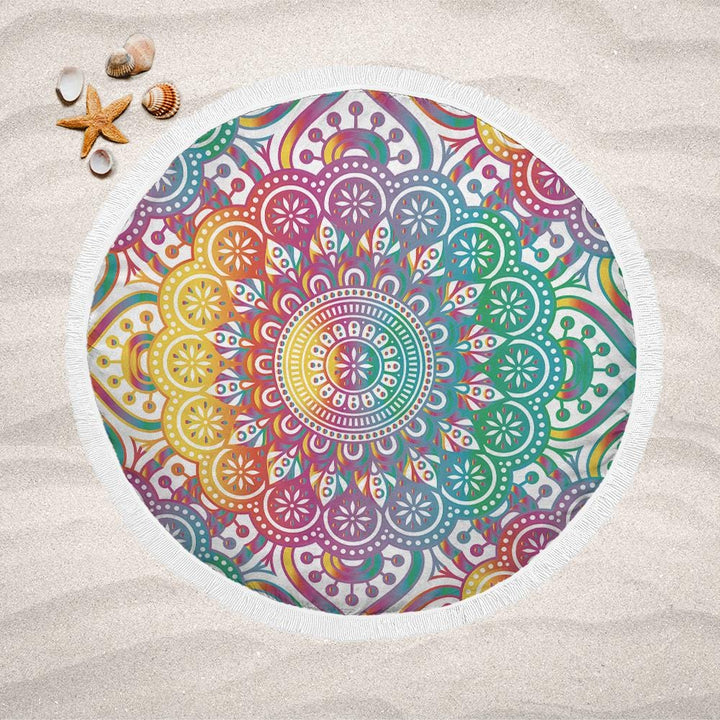 Madness Mandala Madness Mandala Lightweight Beach Towel