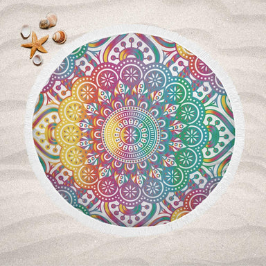 Madness Mandala Madness Mandala Lightweight Beach Towel