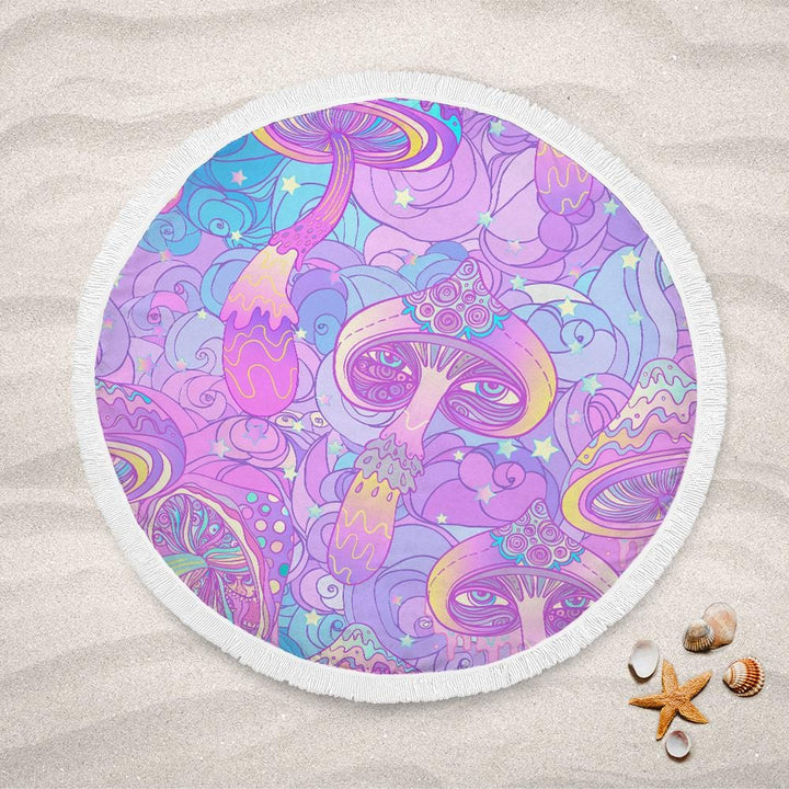 Magic Mushroom Magic Mushroom Lightweight Beach Towel