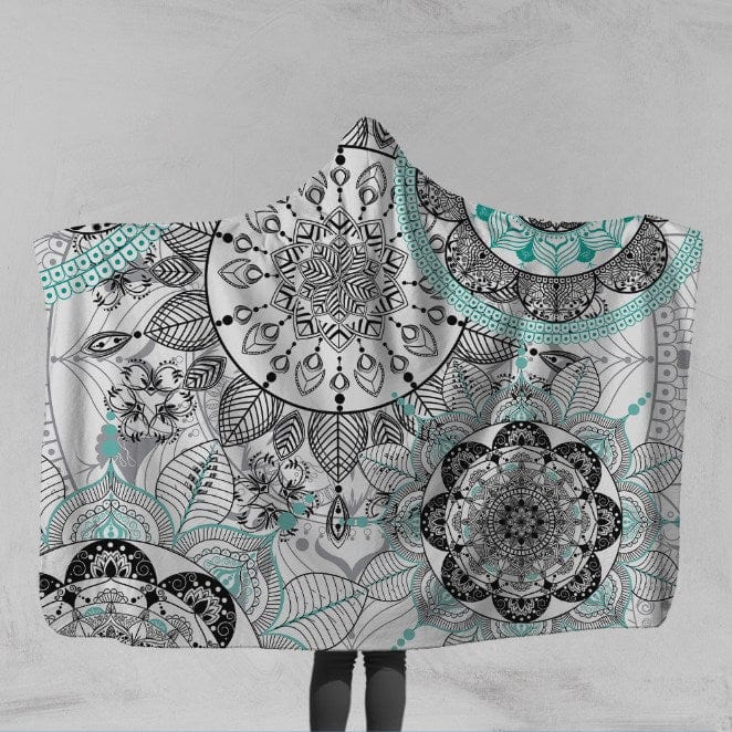 Mandala Heavens 150x130cm Mandala Heavens Hooded Blanket