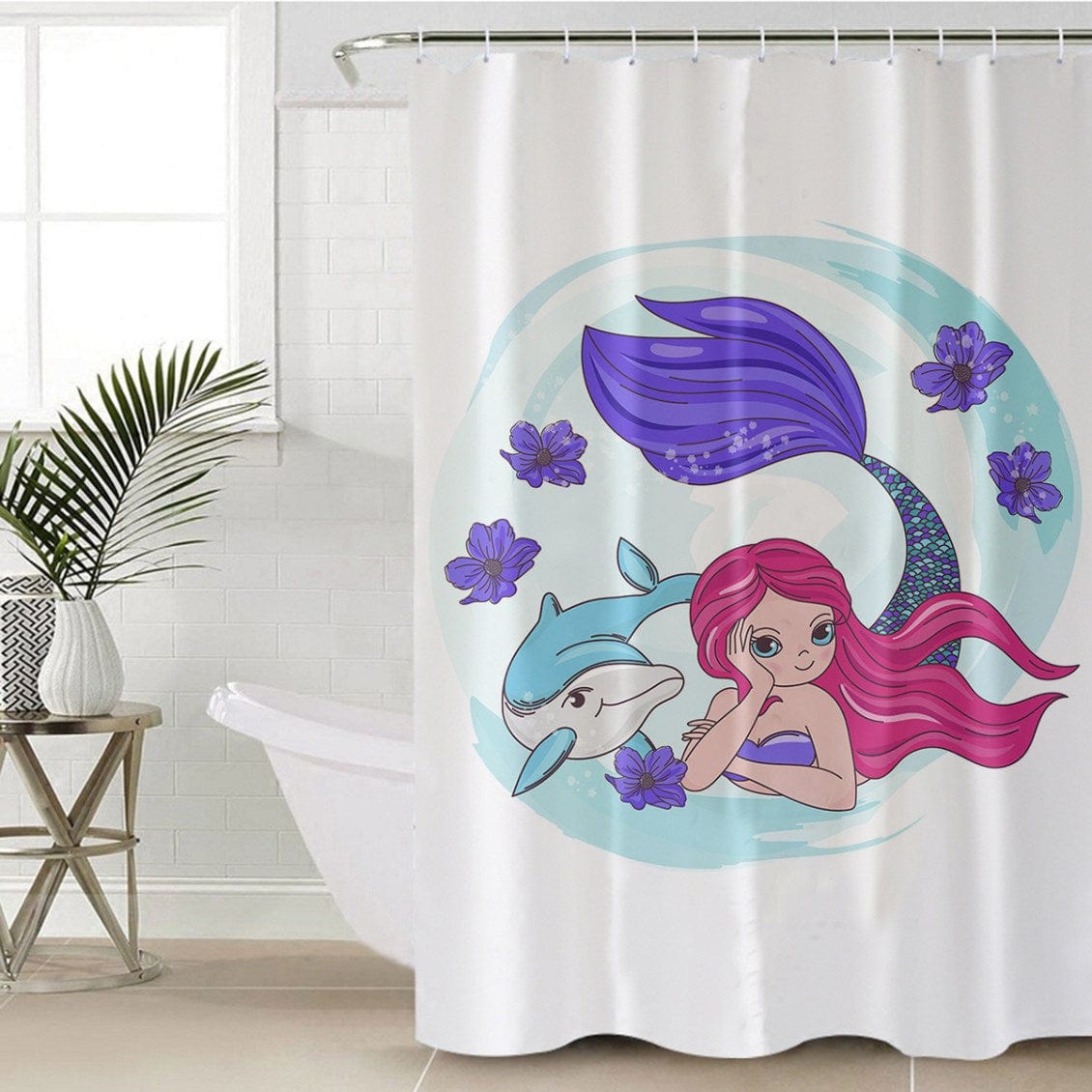Little Mermaid Little Mermaid Shower Curtain