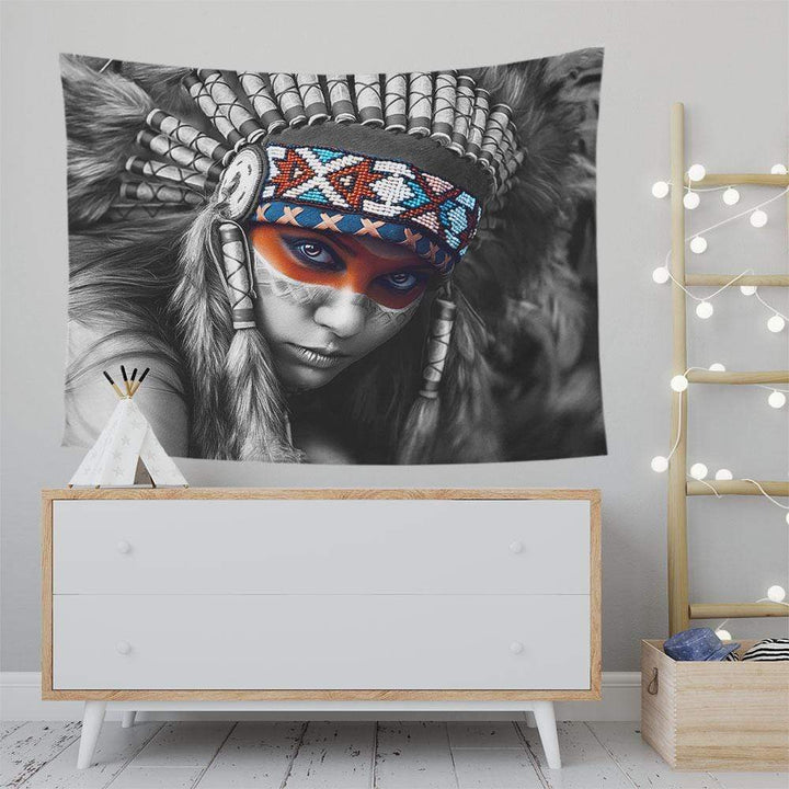 Moon Light Native American Moon Light Native American Tapestry