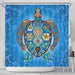 Mosaic Sea Turtle Mosaic Sea Turtle Shower Curtain