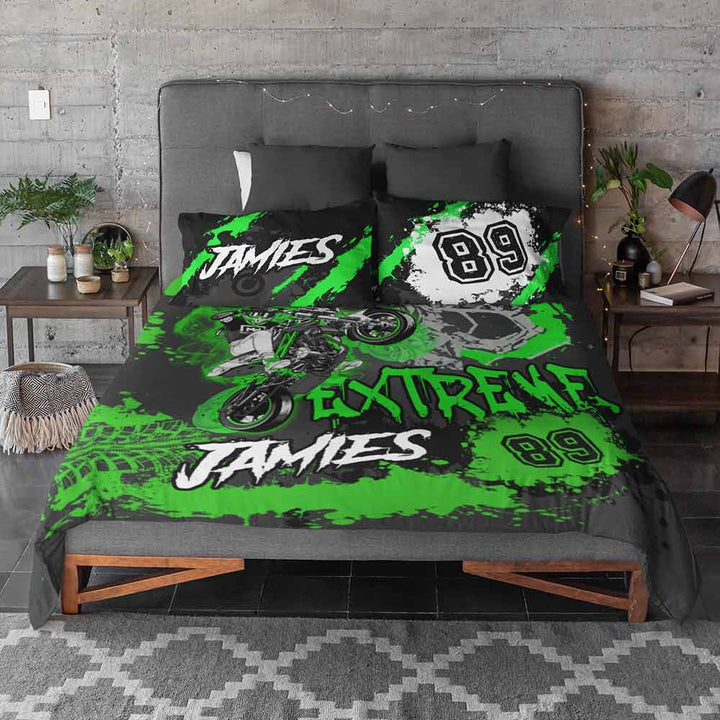 Buy Personalised Motocross Quilt Cover Set at Best Price in