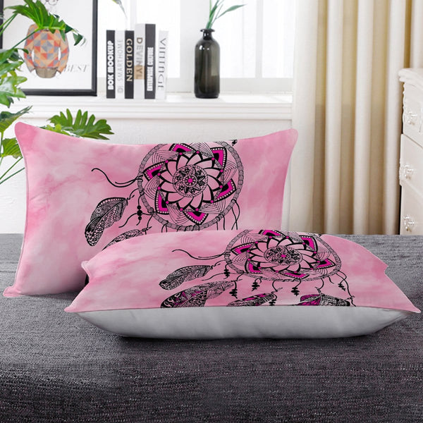 Namaste Dreamcatcher Pink Namaste Dreamcatcher Pink Pillow Cases