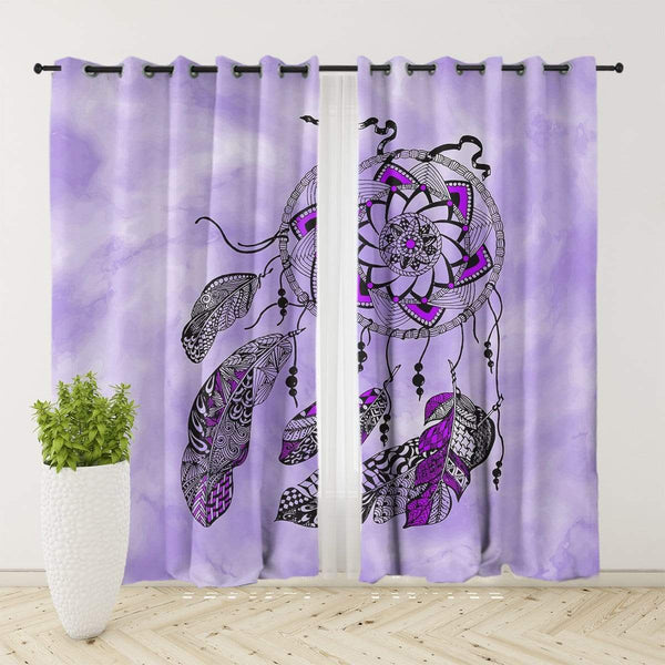 Namaste Dreamcatcher Purple Namaste Dreamcatcher Purple Curtain Set