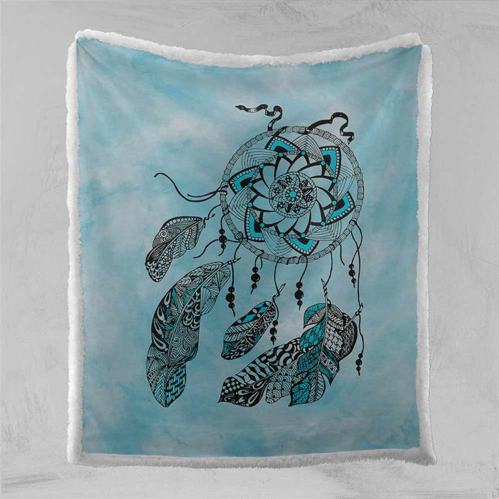 Namaste Dreamcatcher Blue Namaste Dreamcatcher Blue Blanket