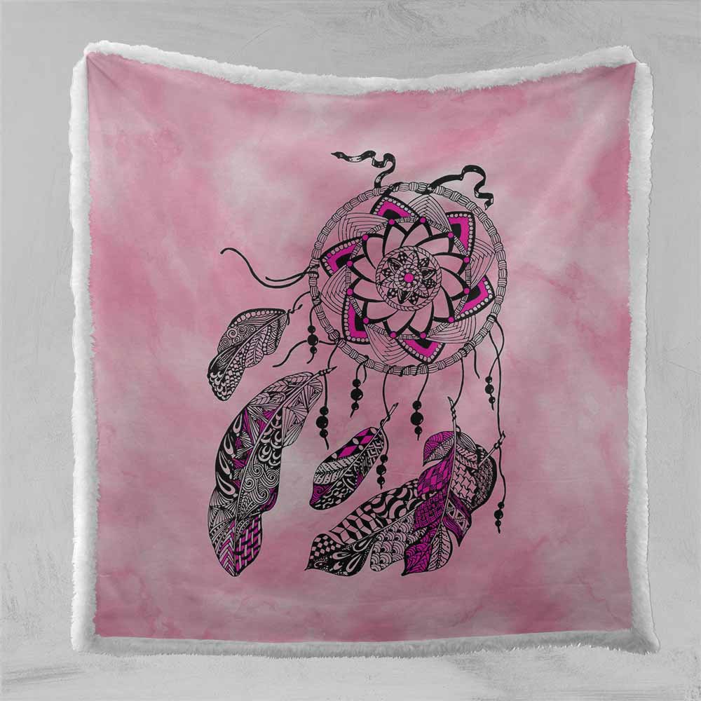 Namaste Dreamcatcher Pink Namaste Dreamcatcher Pink Blanket