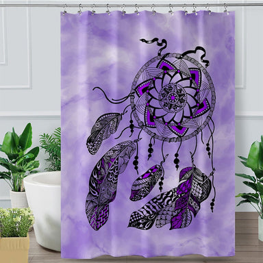 Namaste Dreamcatcher Purple Namaste Dreamcatcher Purple Shower Curtain
