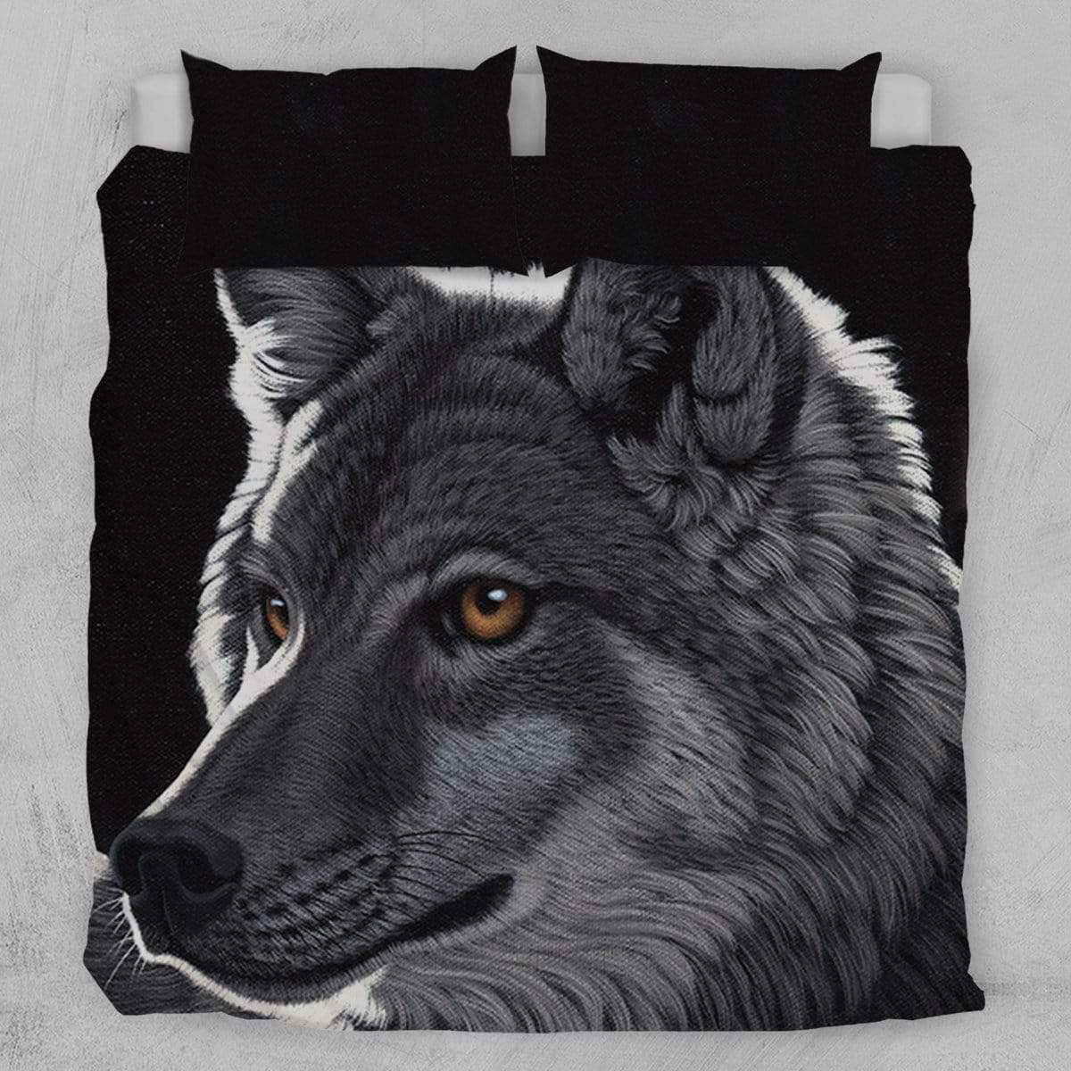 Schim Schimmel Night Wolf Quilt Cover Set