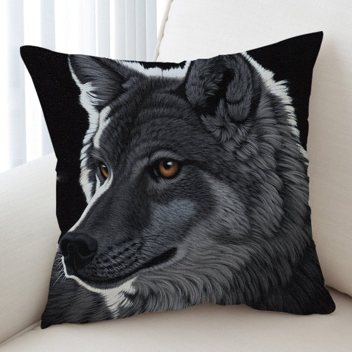 Schim Schimmel Night Wolf Cushion Cover