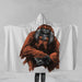 Orangutan Orangutan Hooded Blanket