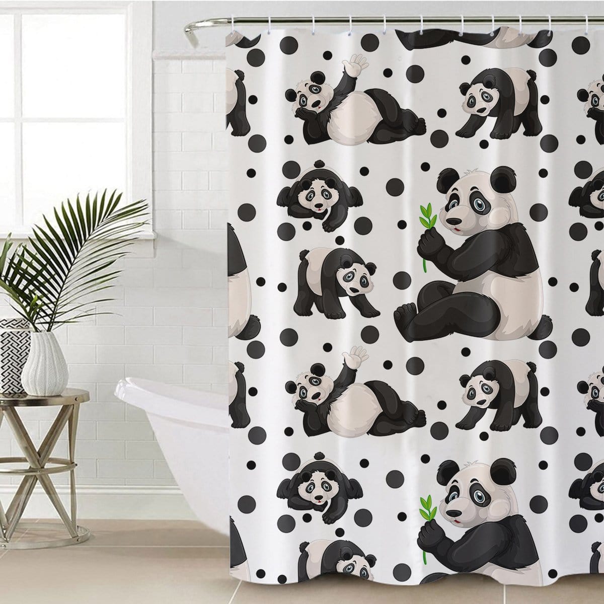 Cheeky Panda Cheeky Panda Shower Curtain
