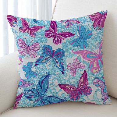 Pastel Butterflies Cushion Cover - On sale-On Sale-Little Squiffy