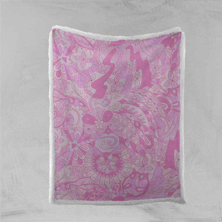 Pink Boho Delight Blanket-Pink Boho Delight-Little Squiffy