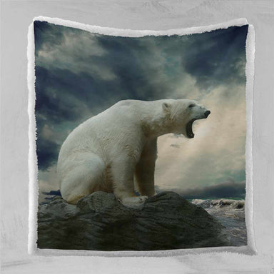 Polar Bear Roar Polar Bear Roar Blanket