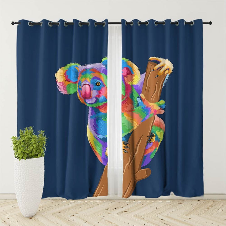 Pop Art Koala Pop Art Koala Curtain Set