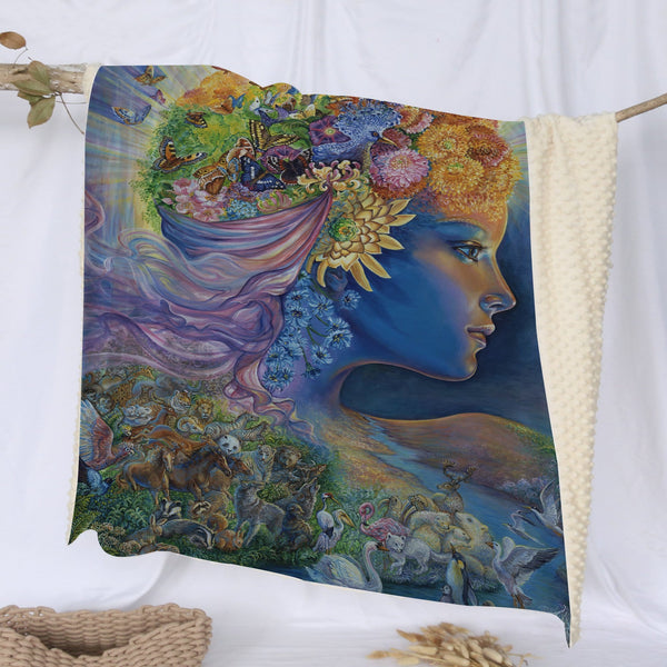 Josephine Wall Presence Of Gaia Deluxe Minky Blanket