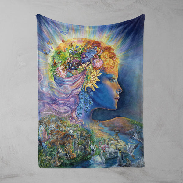 Josephine Wall Presence Of Gaia Squiffy Minky Blanket