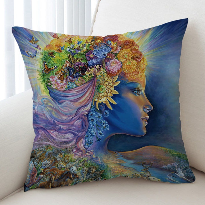 Josephine Wall Presence Of Gaia Cushion Cover