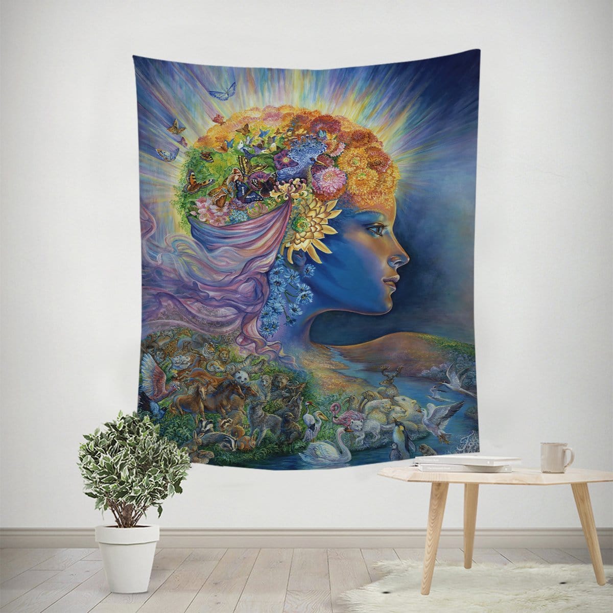 Josephine Wall Presence Of Gaia Tapestry