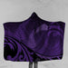 Purple Silver Fern Purple Silver Fern Hooded Blanket