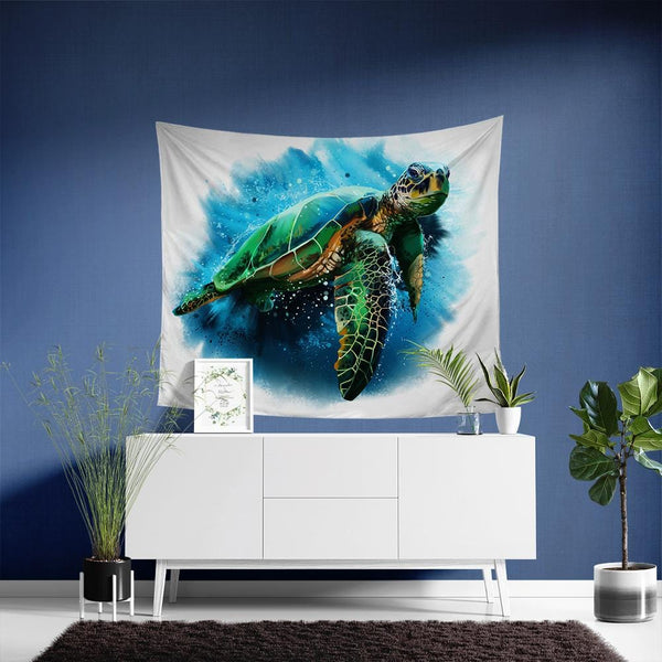 Queen Of Turtles Queen Of Turtles Tapestry