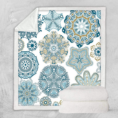 Turquoise Mosaic Mandala Turquoise Mosaic Mandala Blanket
