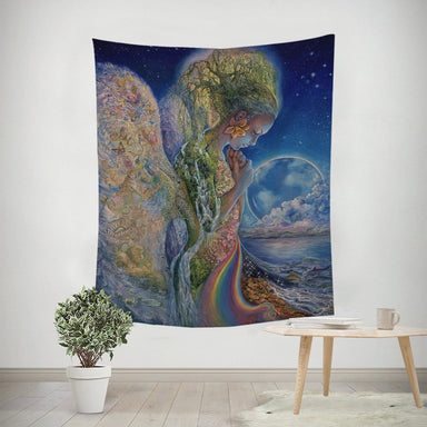 Josephine Wall Sadness Of Gaia Tapestry