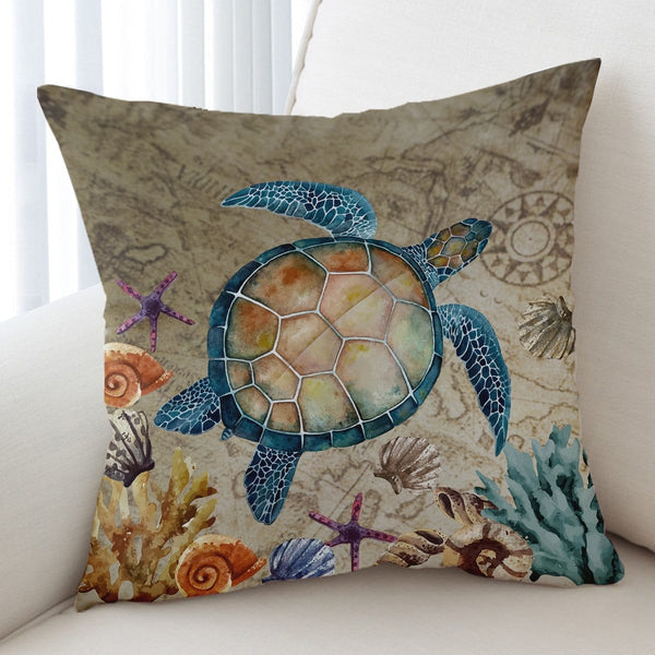 Sandy Turtle Sandy Turtle Cushion Cover