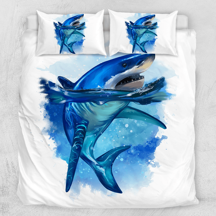 Shark King Of The Sea Shark King Of The Sea Quilt Cover Set