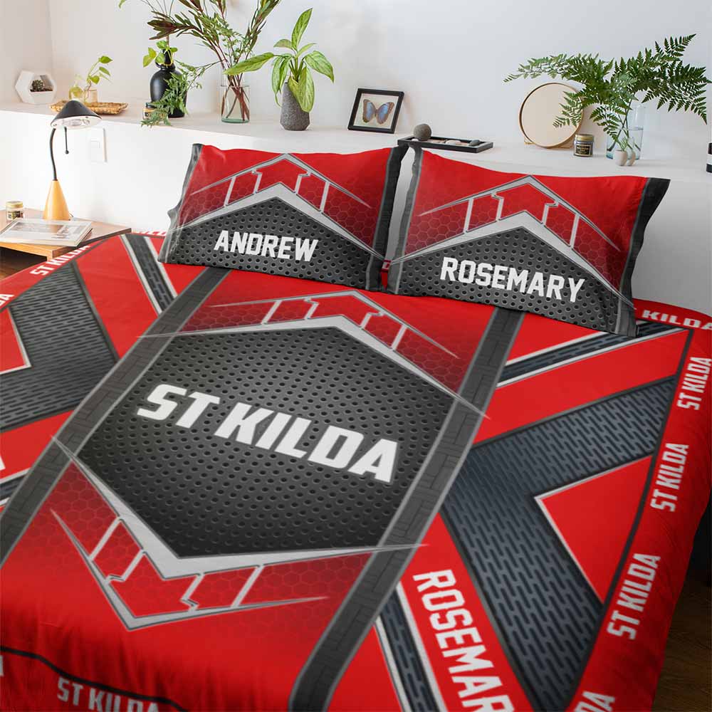 Personalised St Kilda Personalised Quilt Cover Set