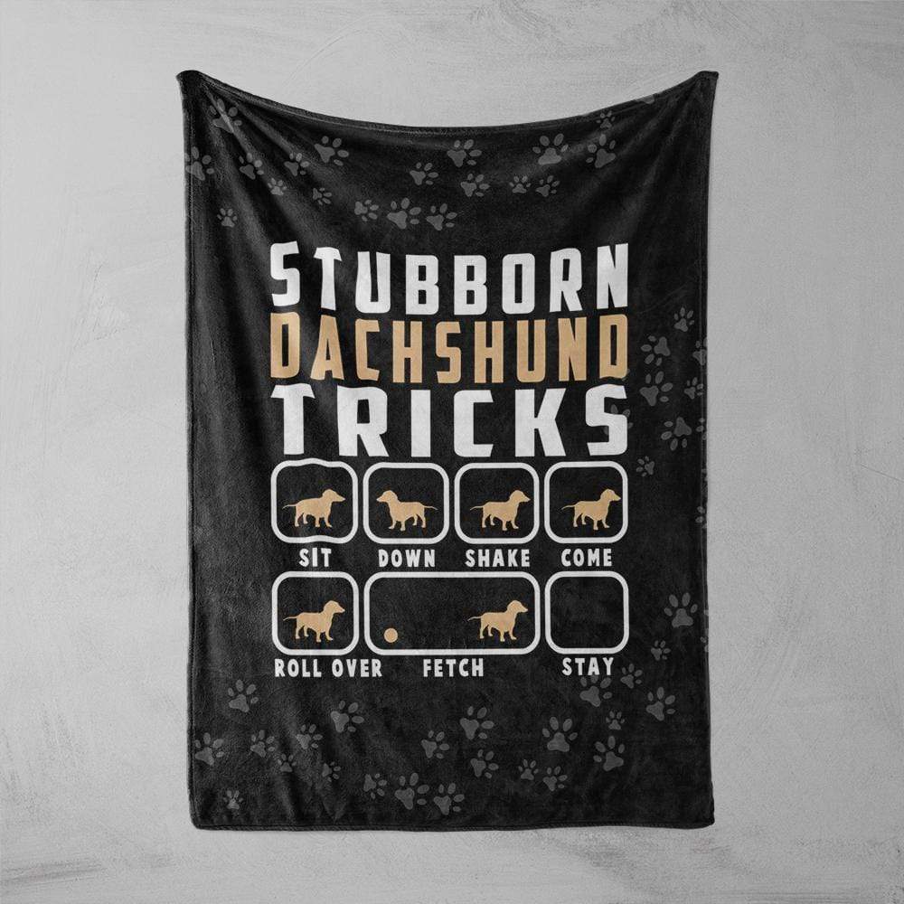 Stubborn Tricks Stubborn Tricks Squiffy Minky Blanket - Dachshund