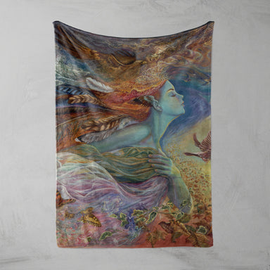 Josephine Wall The Spirit of Flight Squiffy Minky Blanket