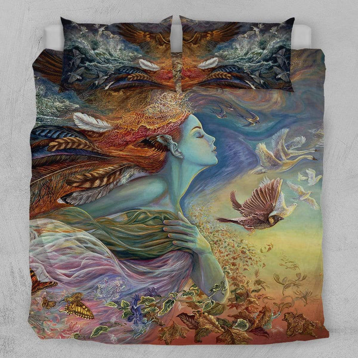 Josephine Wall The Spirit of Flight Quilt Cover Set