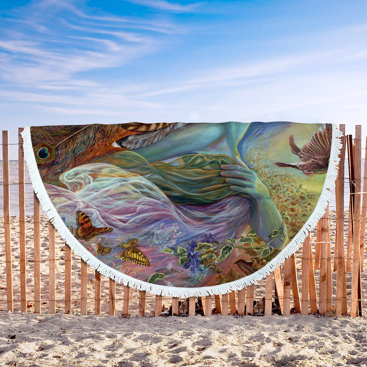 Josephine Wall The Spirit of Flight Lightweight Beach Towel