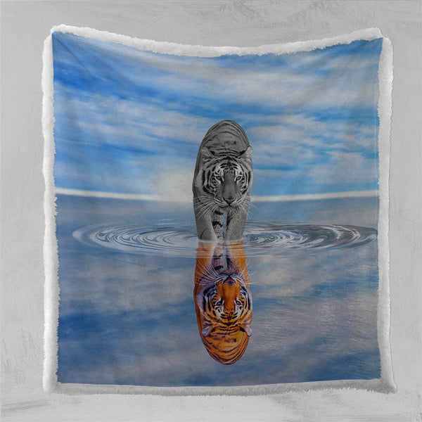 Tiger King - Reflection Tiger King - Reflection Blanket