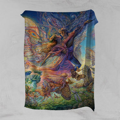 Josephine Wall Titania And Oberon Squiffy Minky Blanket