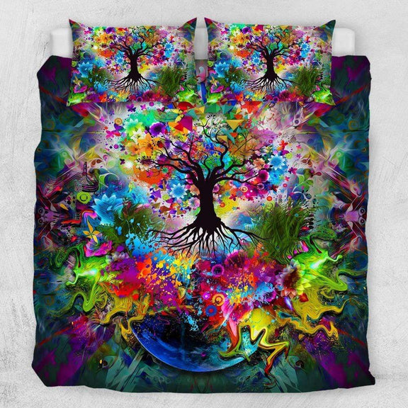 Midnight Tree of Life Quilted Sofa Cover NCU0NXD1235