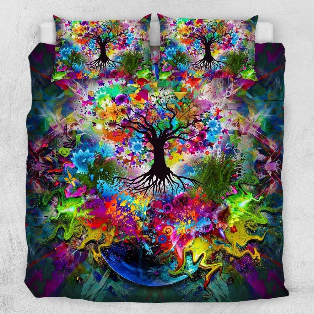 Tree Of Life AU Single Tree Of Life Quilt Cover Set