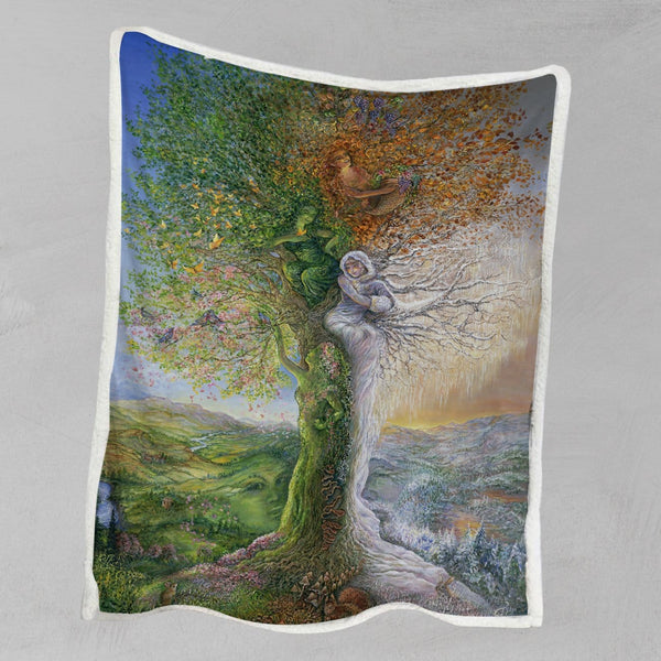 Josephine Wall Tree Of Four Seasons Blanket
