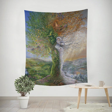 Josephine Wall Tree Of Four Seasons Tapestry