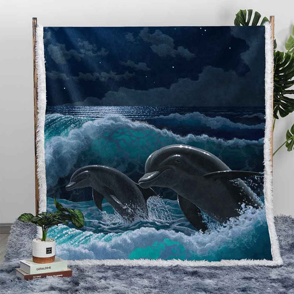 Schim Schimmel Plush Sherpa Blankets Two To Tango Blanket