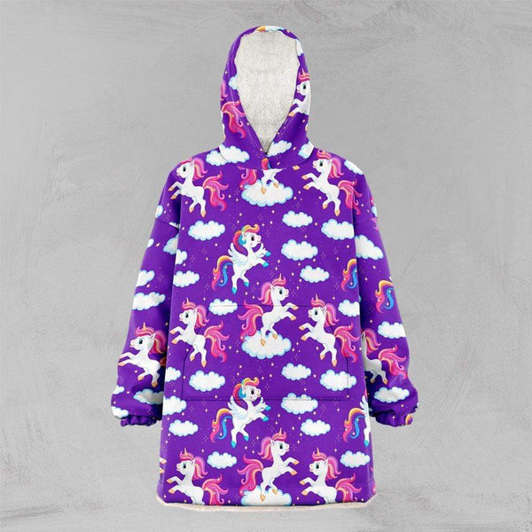 Unicorn Dreams Unicorn Dreams Oversized Floofy Hoodie