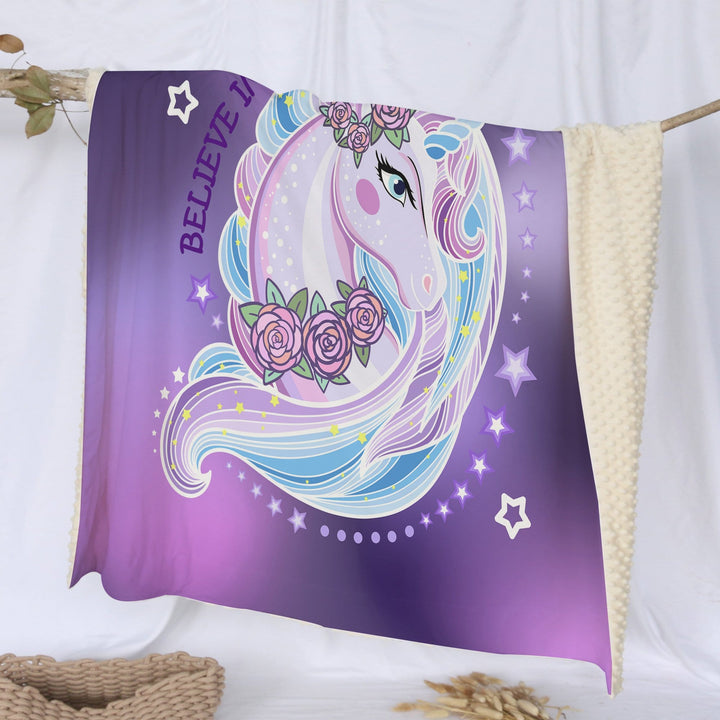 Unicorn Magic Unicorn Magic Deluxe Minky Blanket